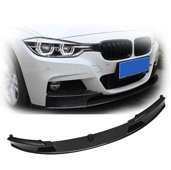 

Auto Front Bumper Spoiler Lip Car Body Kit ABS Plastic Lower Splitter Guard Plate For BMW F30 F31 3 Series M Sport 2012-2018