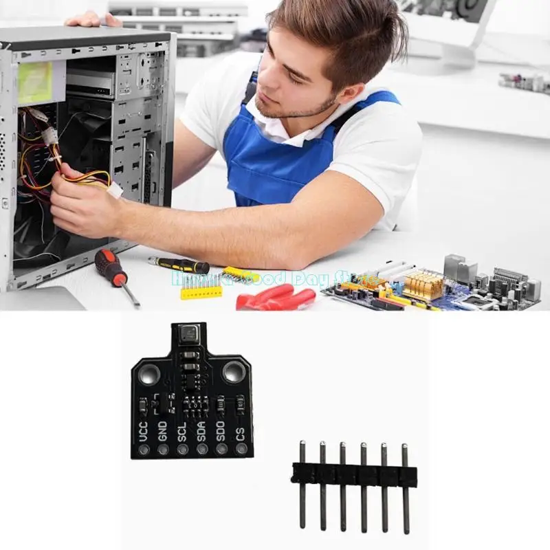 462D Sensori ambientali Modulo BME680 Modulo pressione umidità della temperatura digitale Modulo AI per il monitoraggio