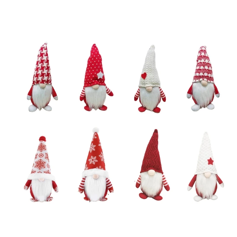 

Christmas Tree Stocking Hangers Festival Season Stocking Hangers with Plush Texture for Office and Mall Decors