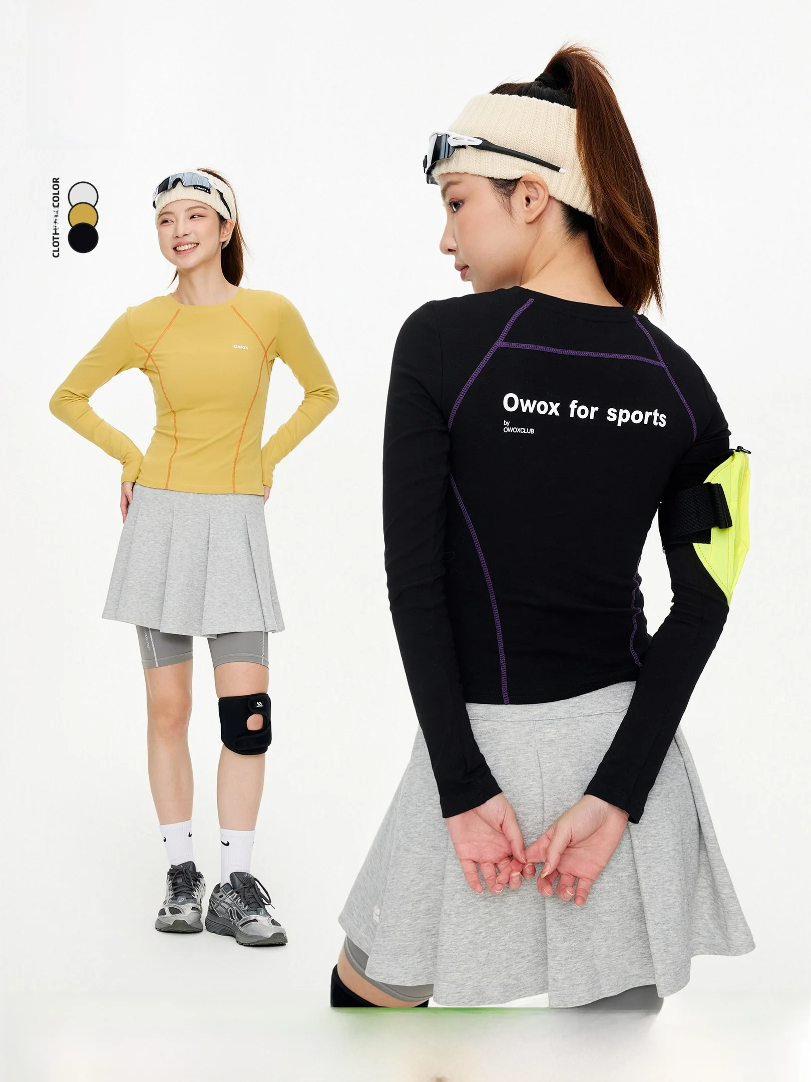 

Owox Sport Hassel ort Sve Slim Fit Long Sve T irt Women Spring Autumn Riding Top Casual Sle round Ne Cotton Blend