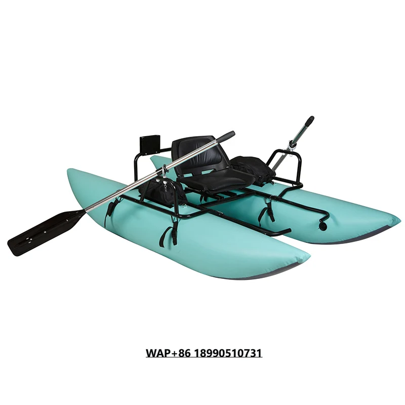 مخصص Catamaran PVC قارب صيد قابل للنفخ عالية السرعة الألومنيوم الإطار قارب الطعم طوي خفيفة الوزن في الهواء الطلق غواص