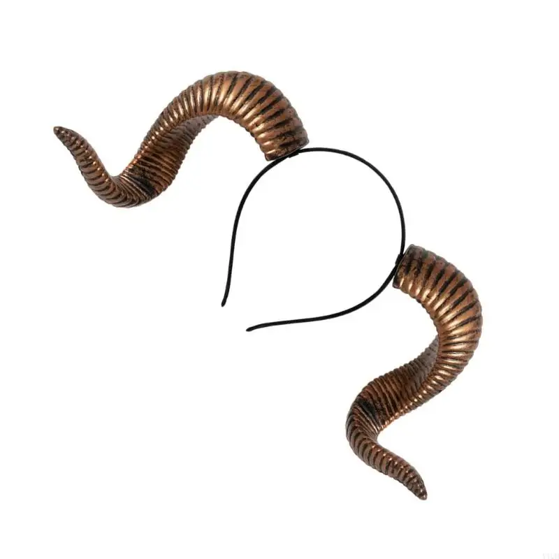 Coiffe chèvre chèvre réaliste pour l'événement punk Larp rôle jeu rôle accessoire