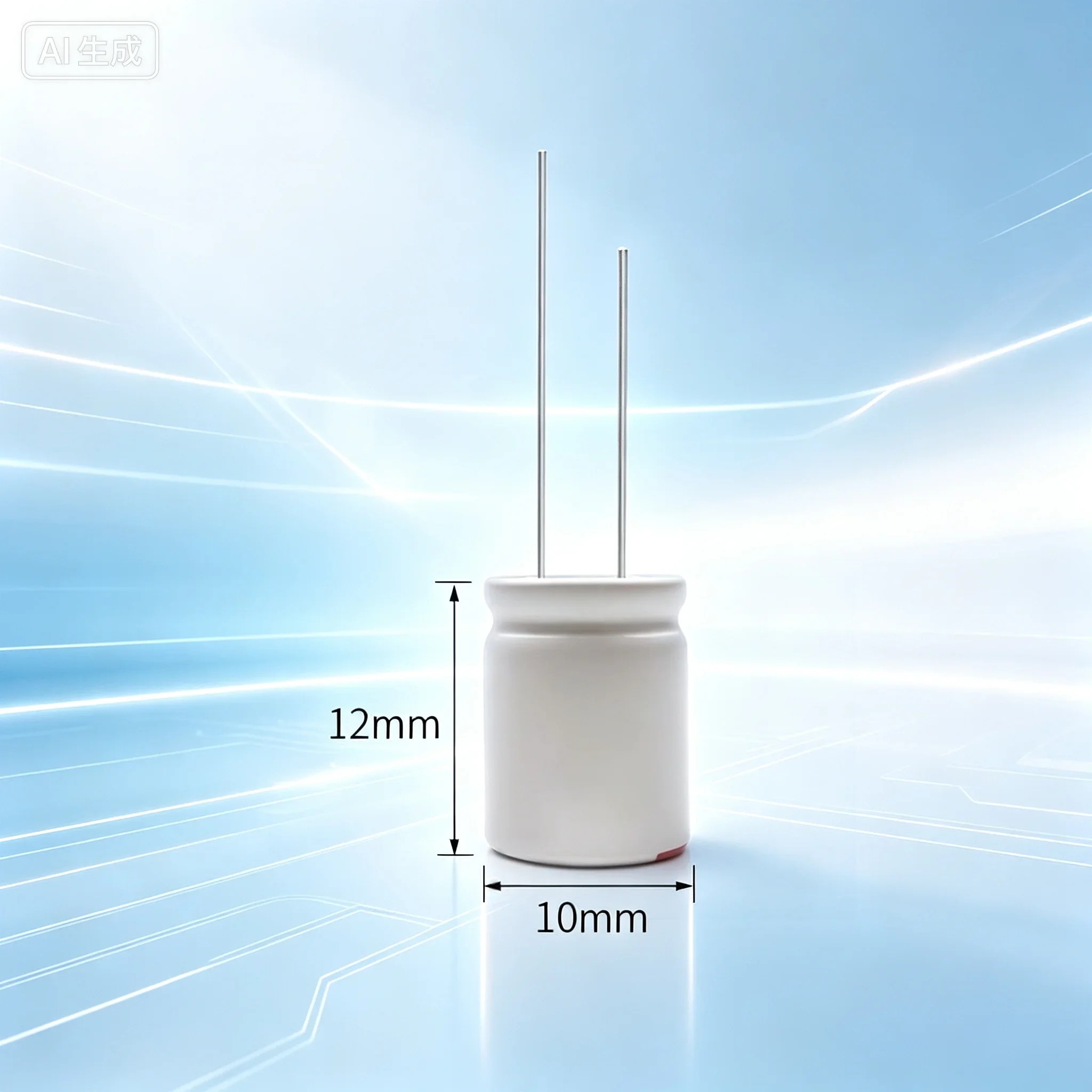 Premium 470UF 35V Solid Radial Electrolytic Capacitor for PCB,Size 10X12mm  100pcs