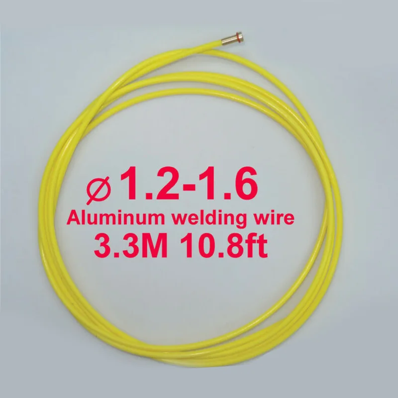 MIG MAG Welding Torch PTFE Liner 1.2-1.6 Welding Wire Euro Connectors 3. 10.8ft Euro Central Connector KZ-2