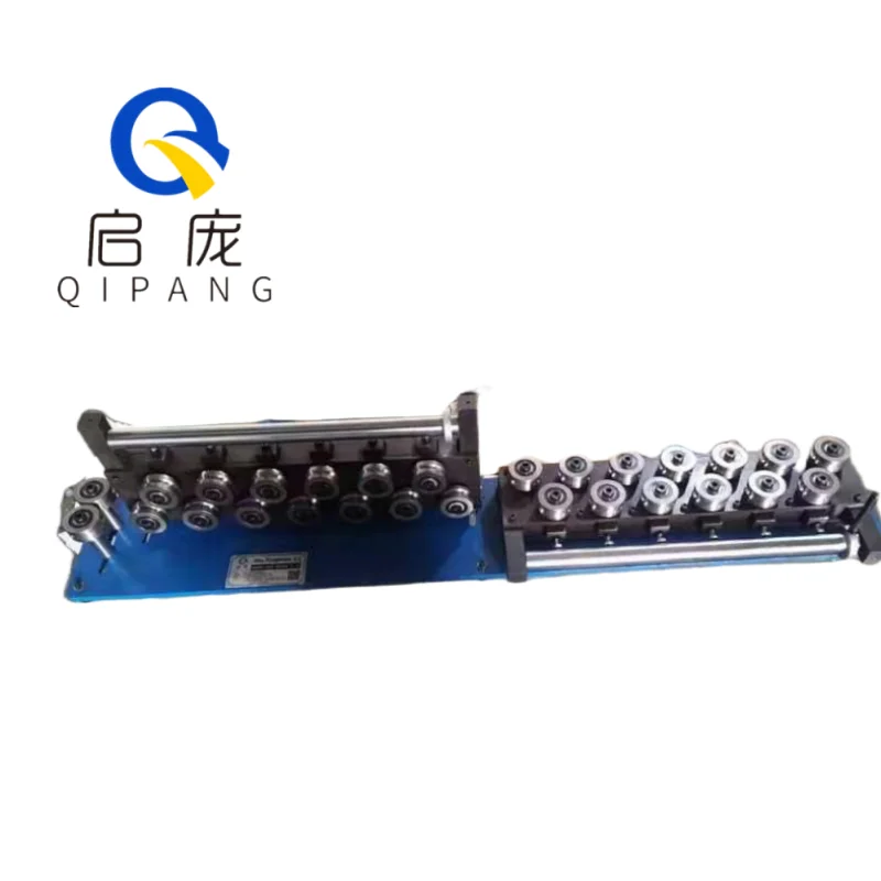 

OD54 7-8mm 18/26rollers Manual Wire Straightener Stainless Pipe Steel Coil Straightener With Handle wire roller straightener