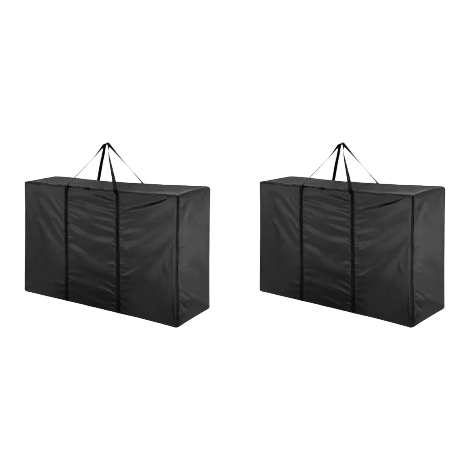 Extra Large 420D Oxford Garden Pad Storage Bag 180x60x80cm Waterproof Cover For Outdoor Cushions Toys And Seasonal Decor Black