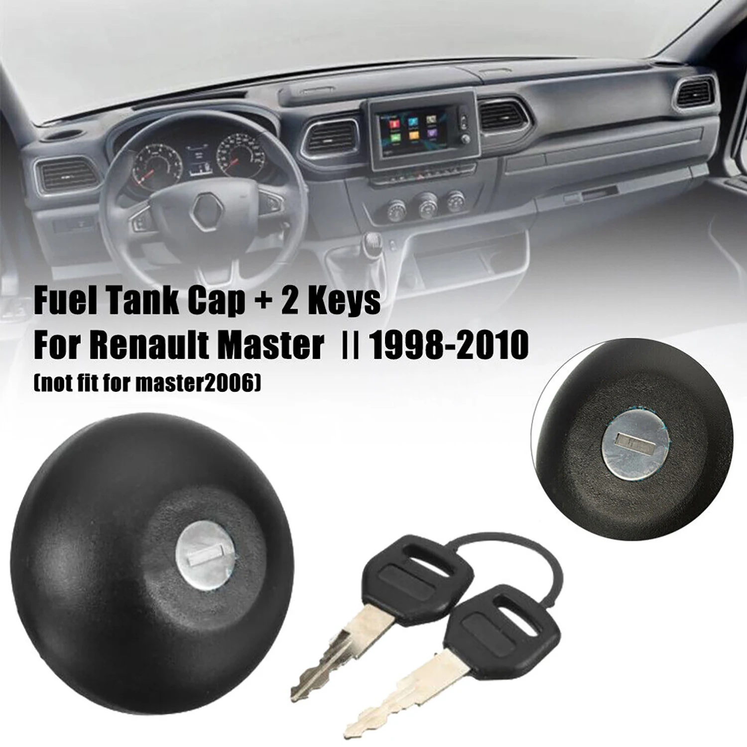 Front Fuel Tank Cap Lock For Dacia Opel Movano Renault Fuel Tank Cover 7701471585 247525 Car Replacement Parts
