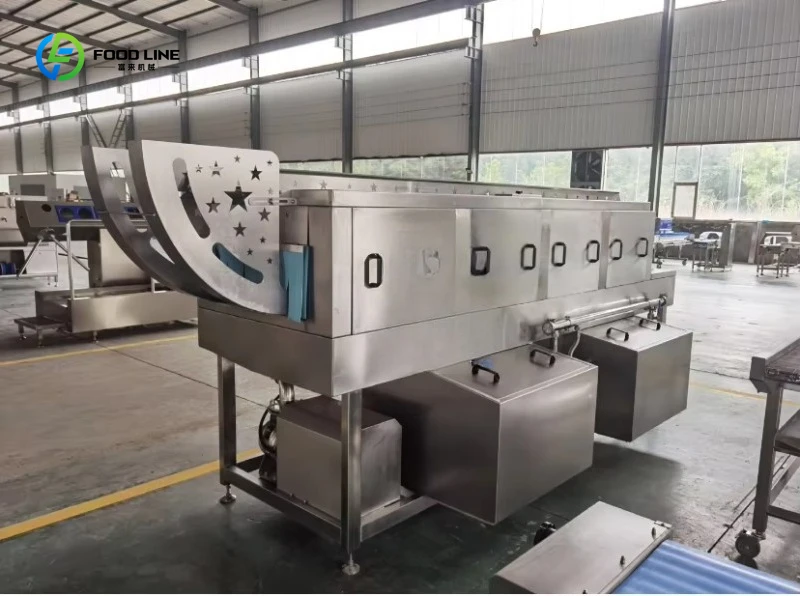 Customized Dairy Factory Basket Rinsing Washing Machine Turnover Milk Plastic Crate Washer