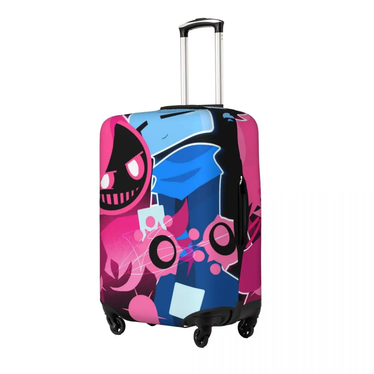 Forsaken Game Character Suitcase Cover Flight Cruise Trip Practical Luggage Supplies Protection