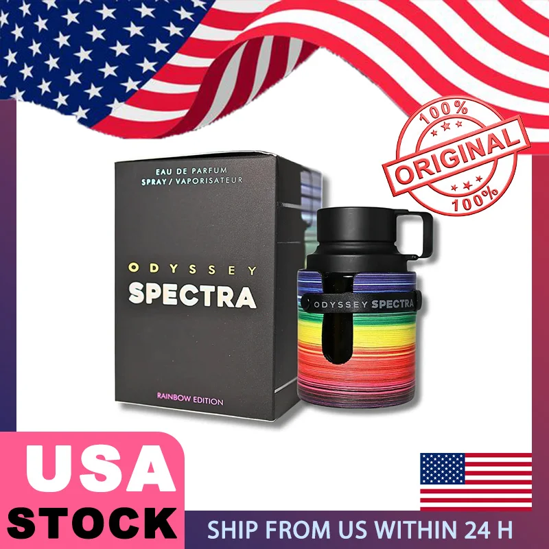 

100ml Original Arab Perfumes Odyssey Spectra Rainbow Perfume Unisex Body Spray High Quality Lasting Wood Vanilla Fragrance Gift