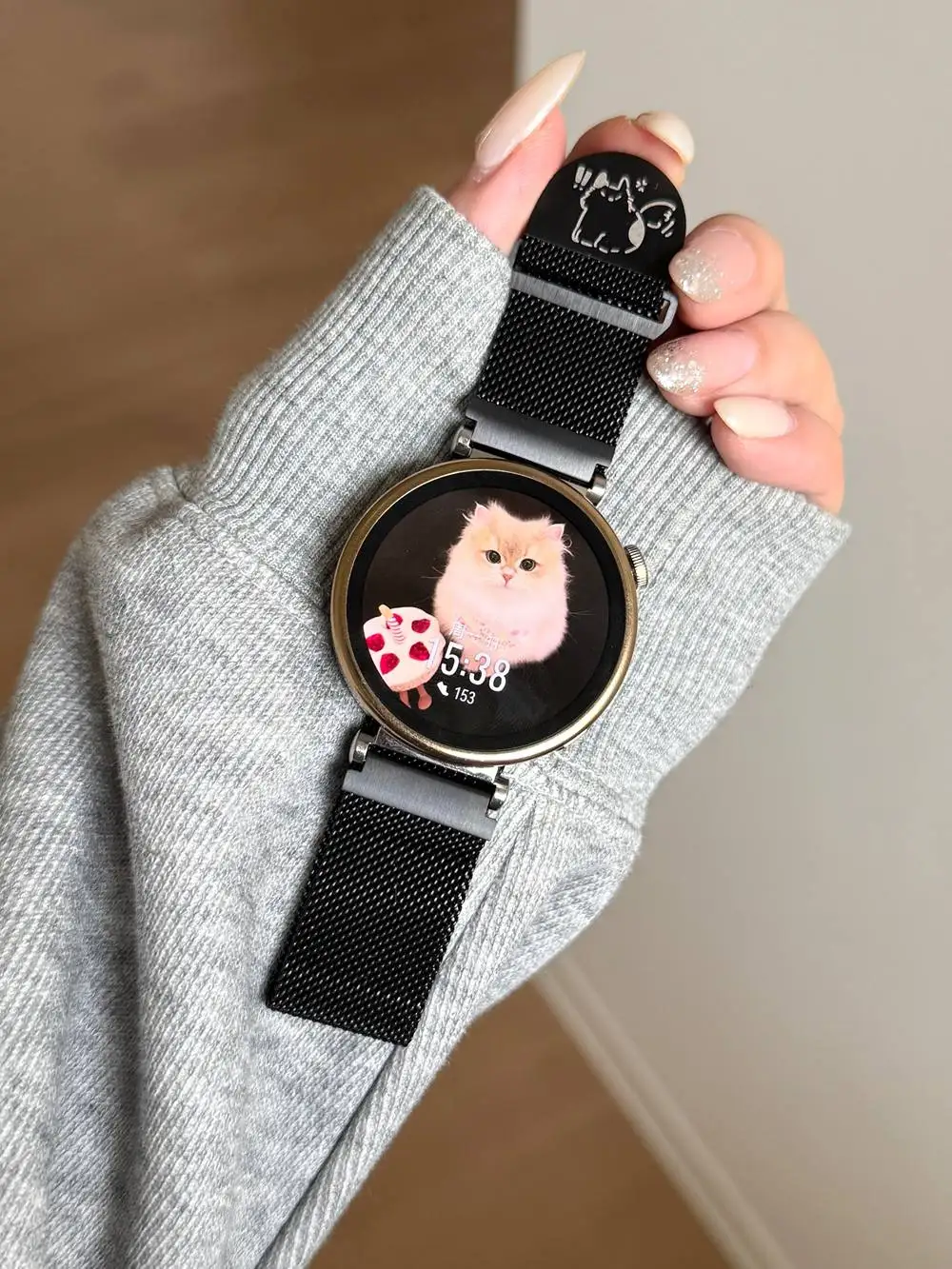 المتقدمة المغناطيسي ميلان سوار معدني ربط حزام لساعة سامسونج جالاكسي 7 FE 5 برو 4 6 الفرقة 44 مللي متر 40 مللي متر الرياضة كوريا #3