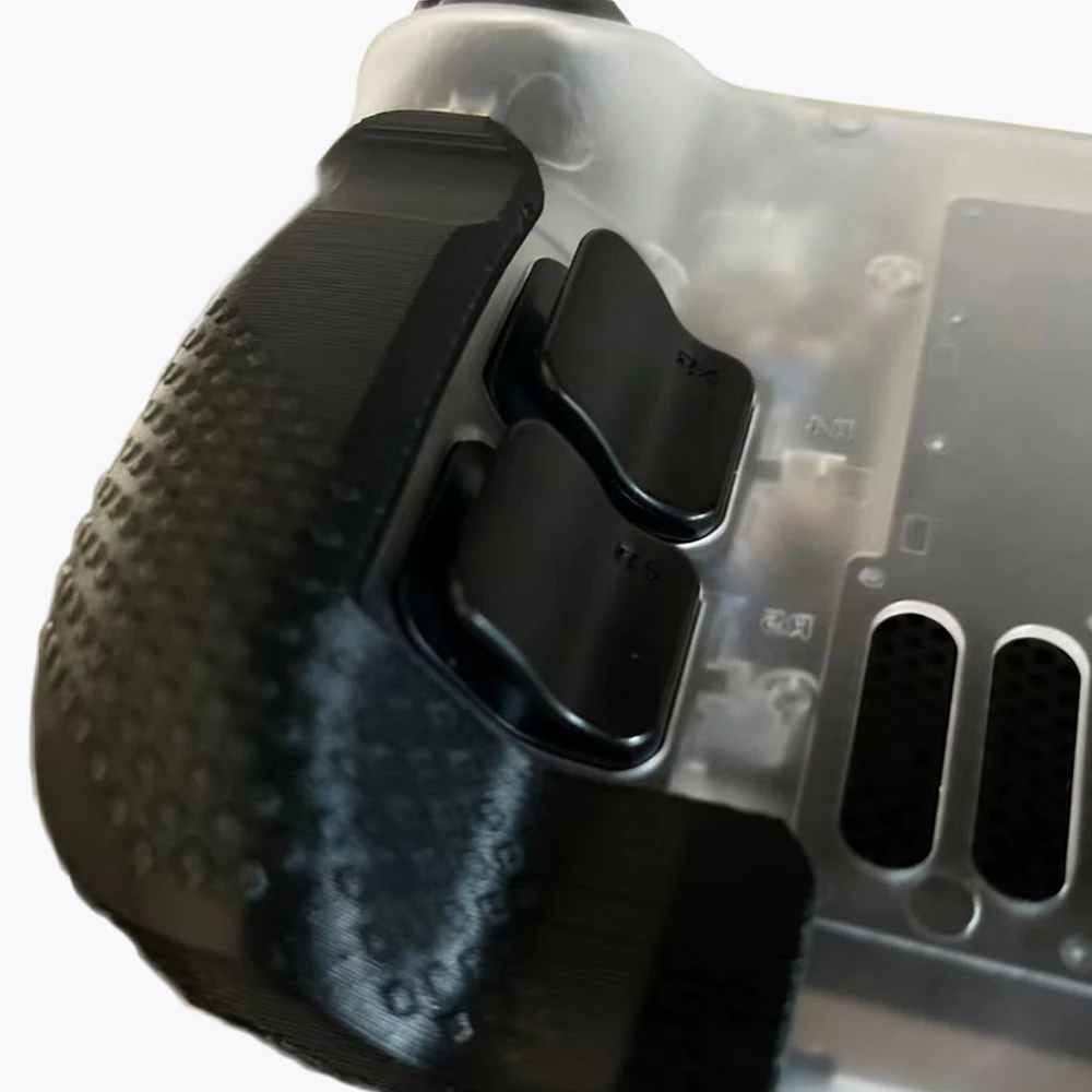 

Grip Handle For Steam Deck Game Console, Ergonomic Holding Handle Design Protective Sleeve with anti-slip Granules Stand Holder