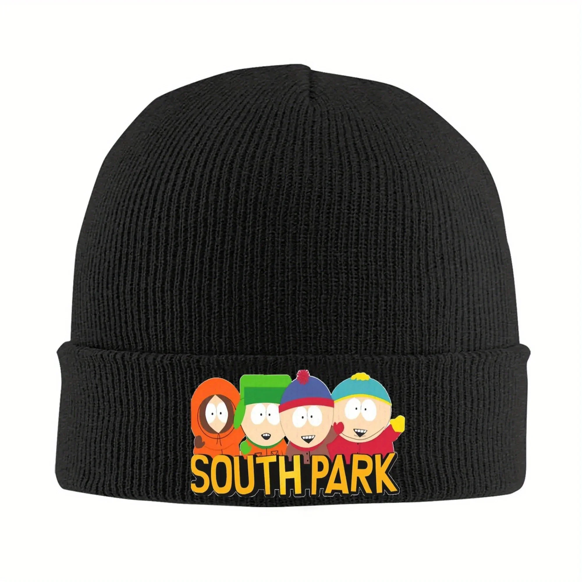 Gorros de punto acrílicos de dibujos animados de South Park 2026 para otoño e invierno, gorros de esquí para hombre y mujer