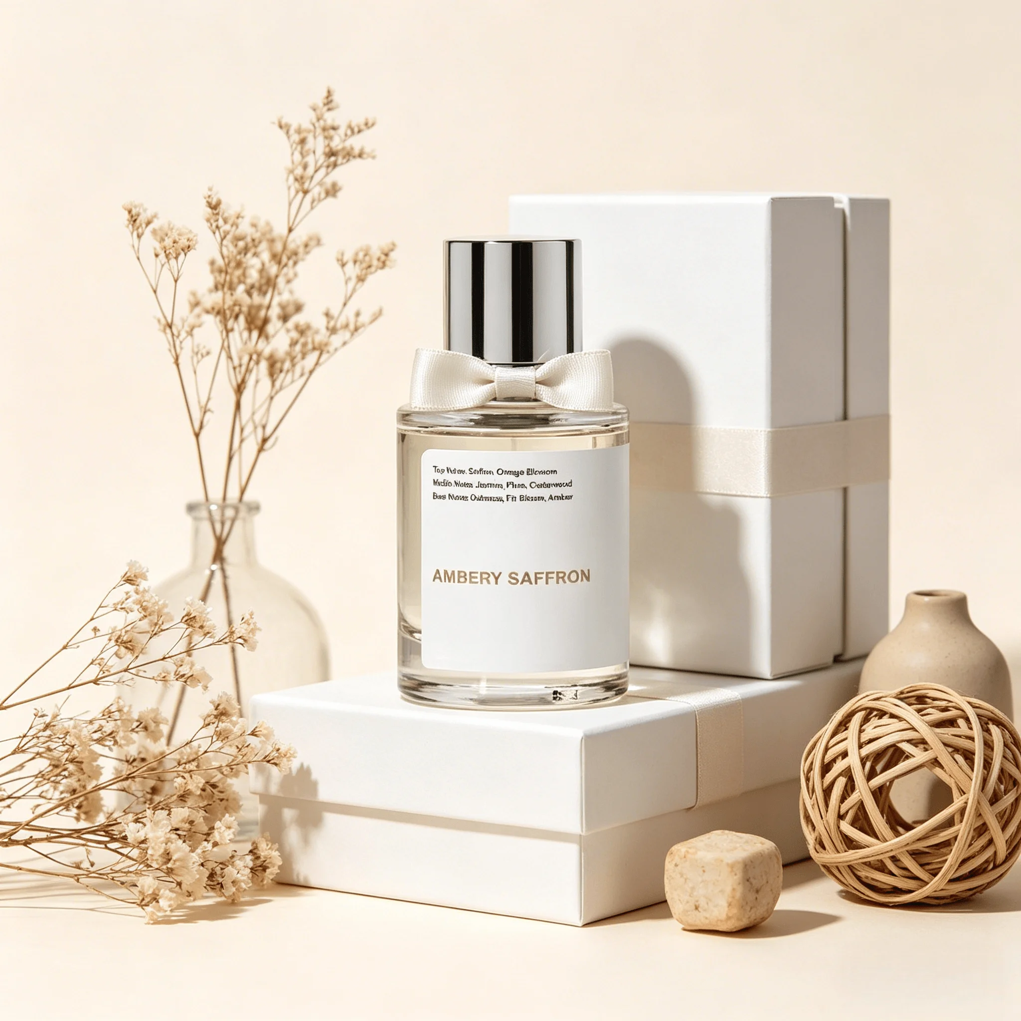 

Dossier Ambery Saffron EDP Inspired By MFK Baccarat Rouge 540 Vegan Unisex Scent Long Lasting Fragrance Spray 3.4oz
