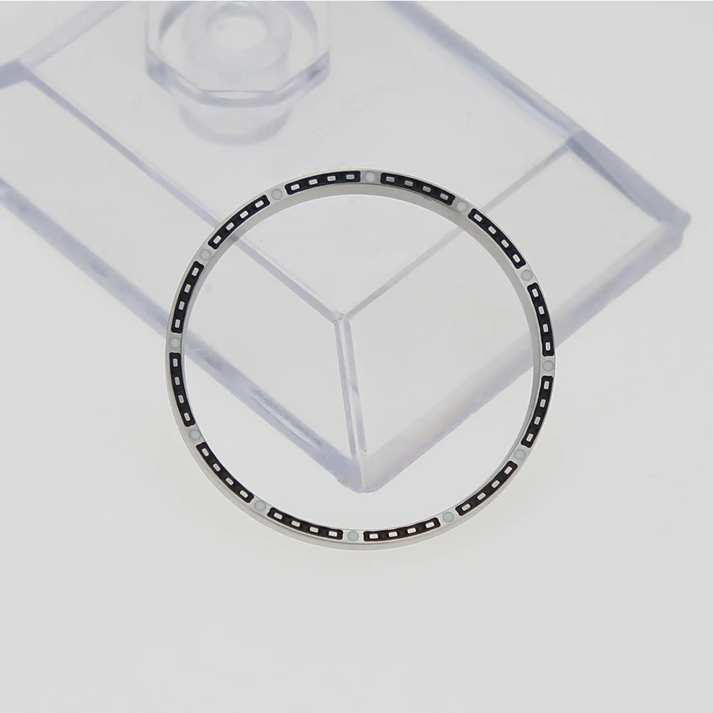 حلقة فصل ساعة مضيئة ، 316 لتر من الفولاذ المقاوم للصدأ ، أخضر فائق ، SKX007 ، تصميم جديد