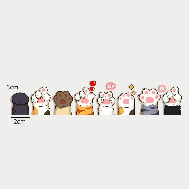 

1Pc Kawaii Kitty Paw Print Decal Universal Vehicle Sticker for Car SUV Motorcycle Scratch Concealer
