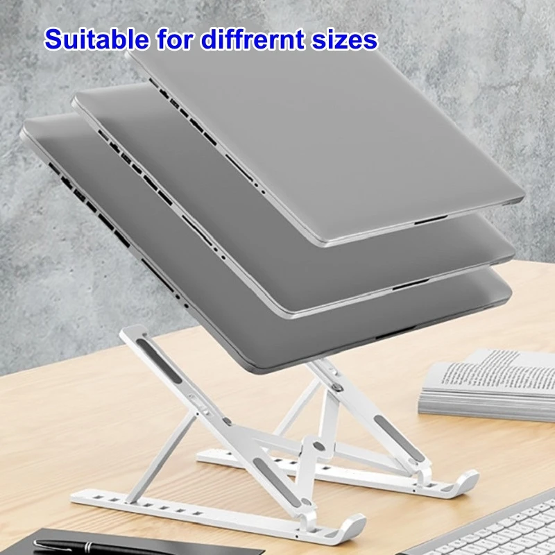 ABS Material Foldable Laptop Stand Adjustable Notebook Bracket Portable Holder For Macbook Air Pro Accessories