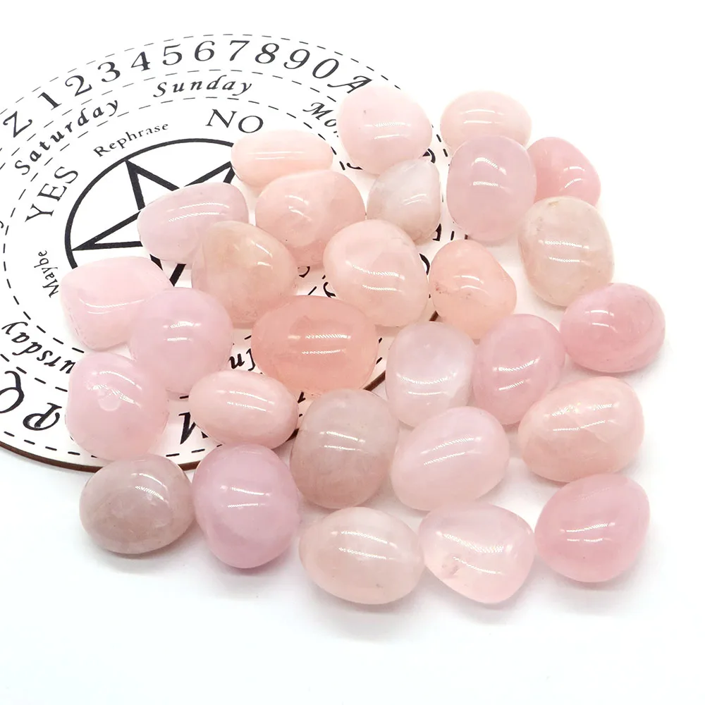 

Rose Quartz Natural Crystals Bulk Wholesale Reiki Energy Round Stones Gravel Tumbled Healing Aquarium Room Home Decoration