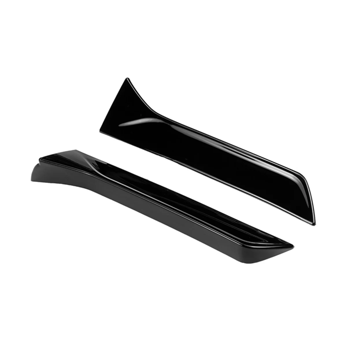 

For Bright Black Vertical Rear Window Side Spoiler Wing for SEAT LEON 2013-2021 Auto Rear Window Mirror Tail Accessories