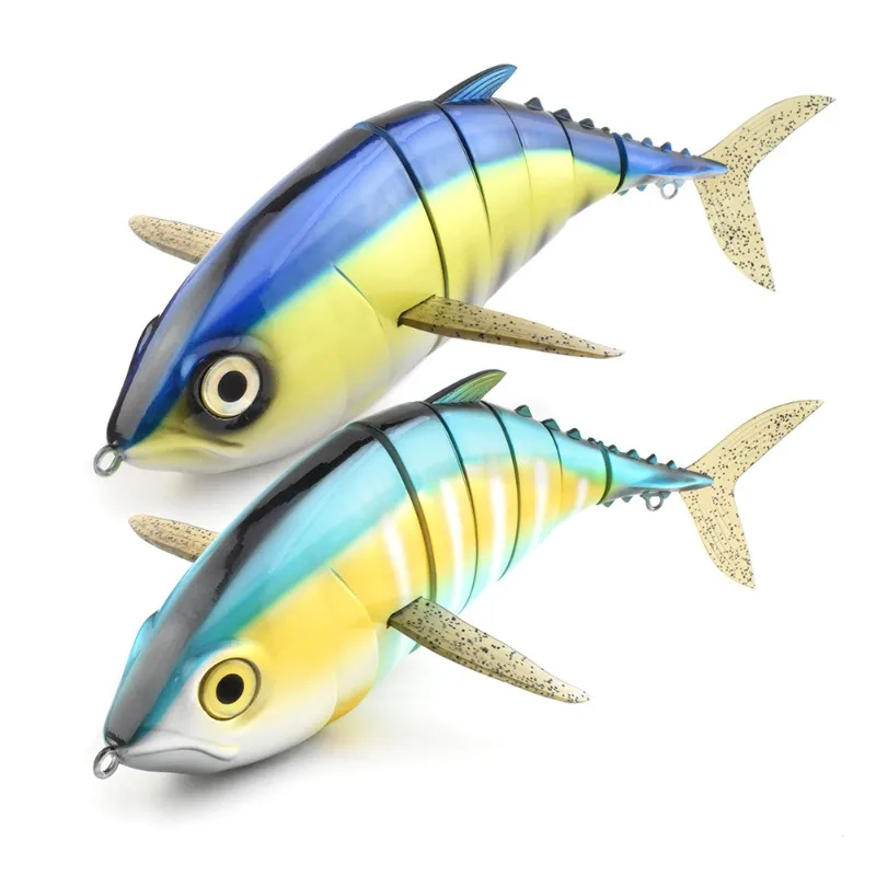 

1027g Ultra Large Realistic Hard Sea Fishing Lure Bait Fishing Trolling Fishing Lure Bite Resistant 8-section Tuna Swinning Bait
