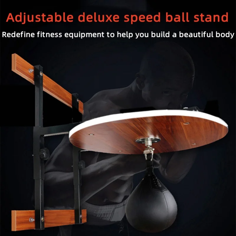 Boxing speed ball rack training equipment venting pear ball board rack hanging reaction board adjustable height