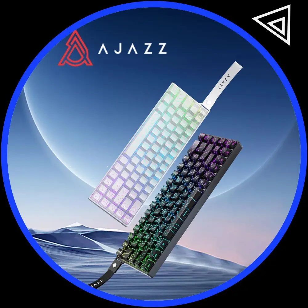 

Ajazz AK680 V2 Magnetic Switch Keyboard 68-Key 8K Polling Rate Speed Aluminum Alloy Positioning Plate Gaming Mechanical Keyboard