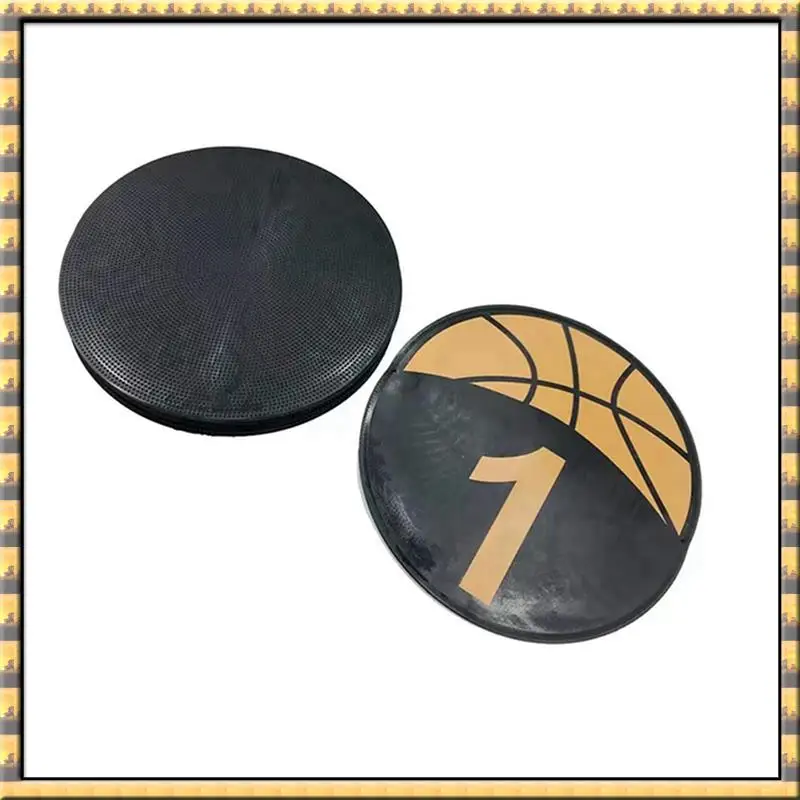 AA79 New 1Set Basketball Spot Marker 9 Inches,Round Flat Number Dots, Training Marker Field