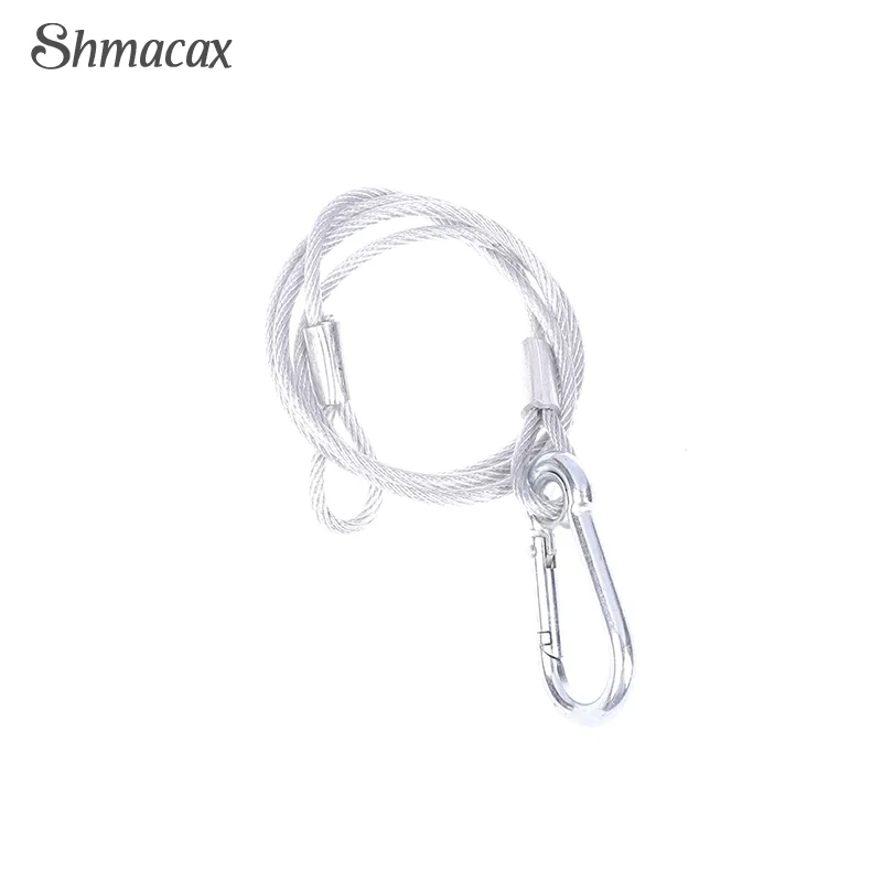 1Pc Safety Ropes Security Cable Safety Cable Steel Wire Stage Light Equipment Led Bar Light Maximum Bearing Weight 20KG