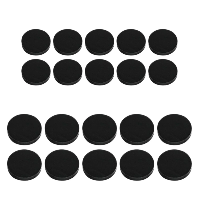 10 stücke Stoßdämpfung Fuß Pads 2/3 Durchmesser Runde Füße Pad für Maus Y4QF – Detail 1