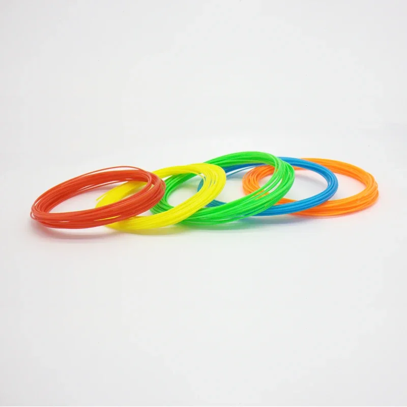 MOQ.Order 5 Pieces10M PLA 3d Print Filament 1.75mm Material Printer Pen High Temperature Glowing Filaments