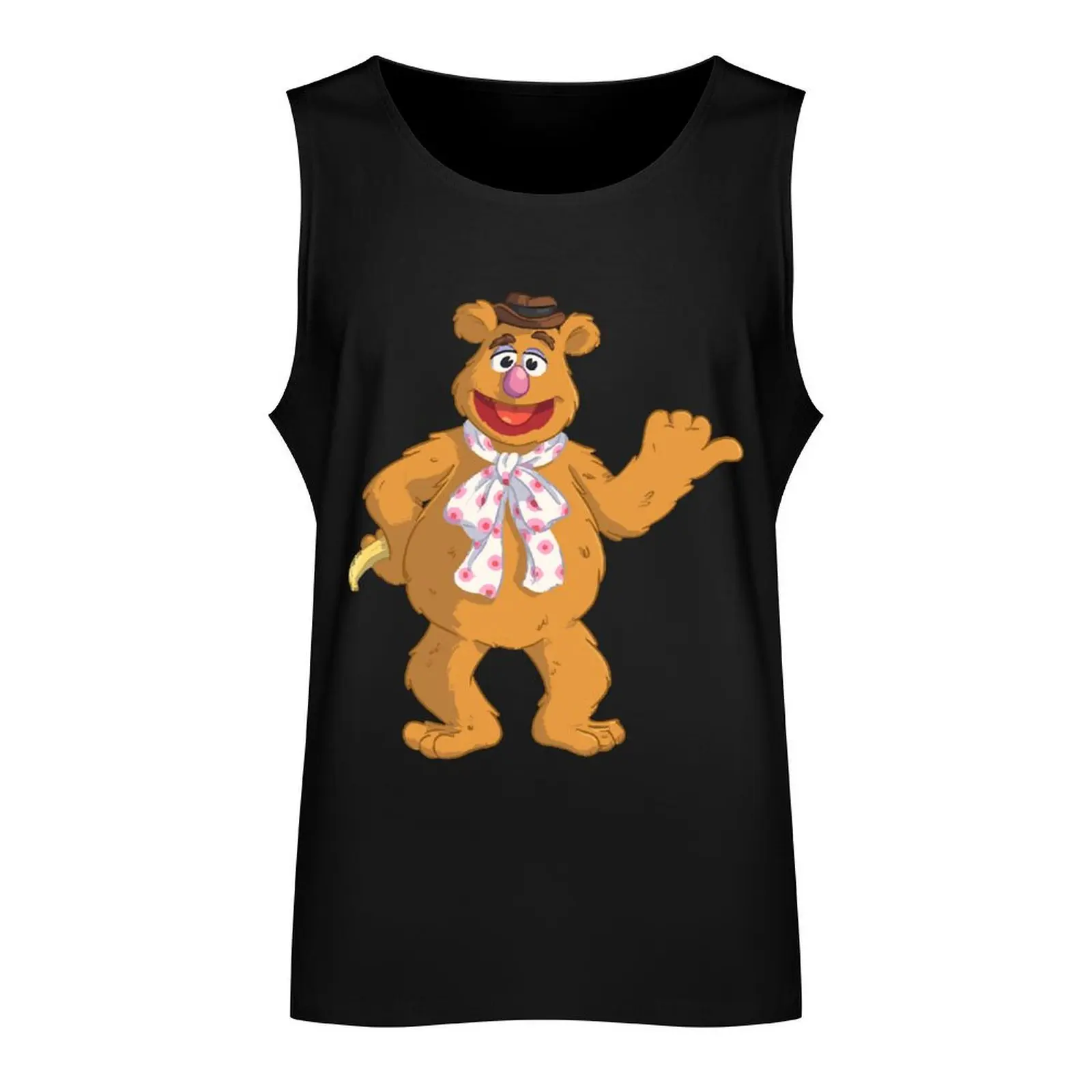 Fozzie Bear Tank Top mens designer clothes sleeveless vest men