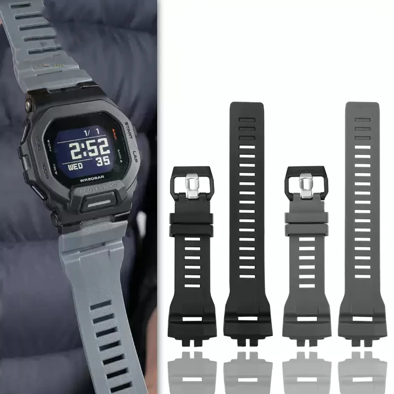 

GBD-200 Men's Silicone Strap Sports Waterproof For Casio GBD-200-1A GBD-200RD-4 Rubber Replacement Watchband Watch Accessories