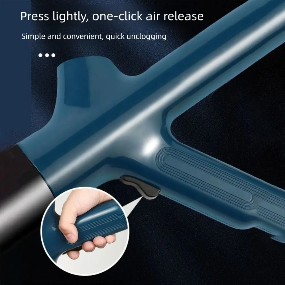 

Plastic Toilet Unclogger Anti-splash Professional High Pressure Drain Plunger Multifunctional Clog Removal Dredge Tool