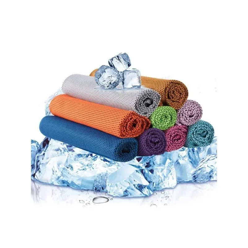 1pc Outdoor Sport Ice Towel Rapid Instant Cooling Microfiber Quick-Dry Ice Towels Fitness Yoga Gym Running Wipe Sweat Chill