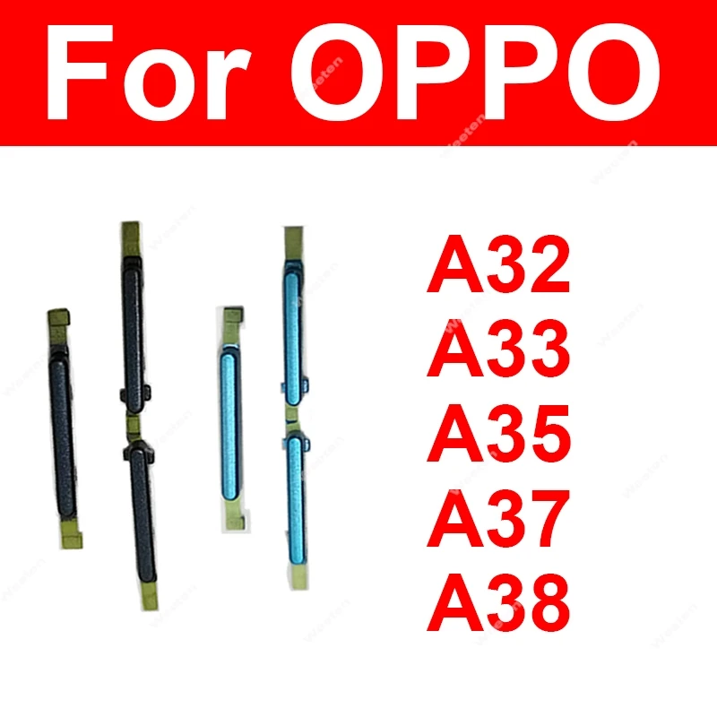 Power Volume Button Flex Cable For OPPO A32 A33 A35 A37 A38 2016 2020 4G Volume Key Up Down Switch Side Key Replacement Parts