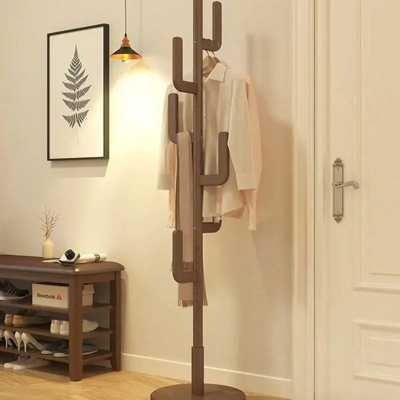Perchero De madera moderno minimalista, diseño De pie, tendedero De ropa, Recibidor De Entrada, Mueble, muebles para el hogar