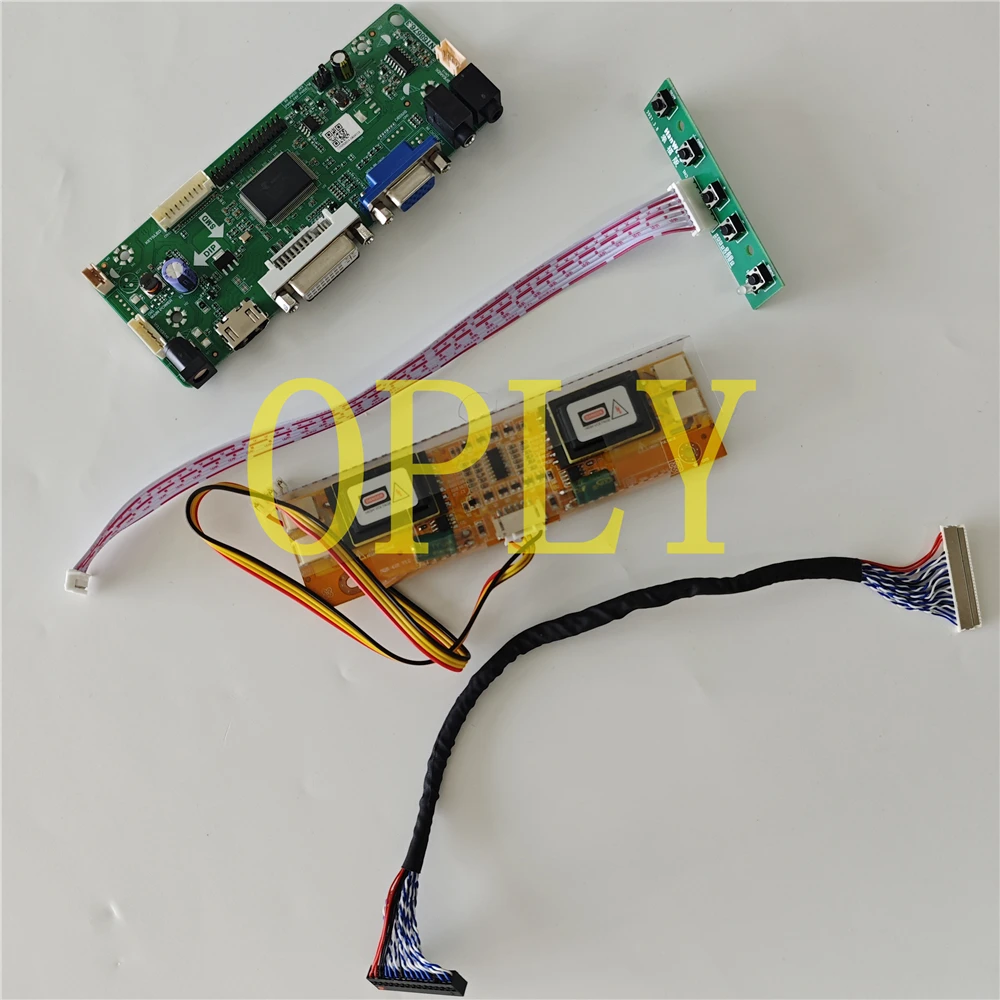 Placa controladora m. nt68676 para ltm230ht01 m240hw01 1920x1080 tela lcd painel hdmi-compatível vga dvi monitor diy