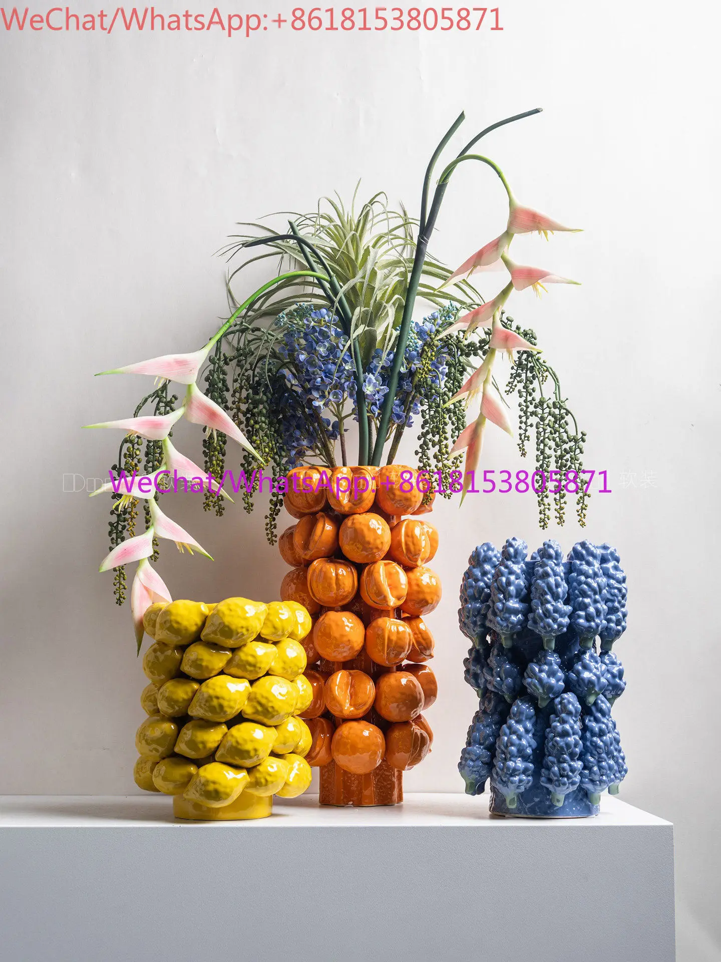 Modern creative home decoration, living room, bedroom, dining table, and model room floral arrangement