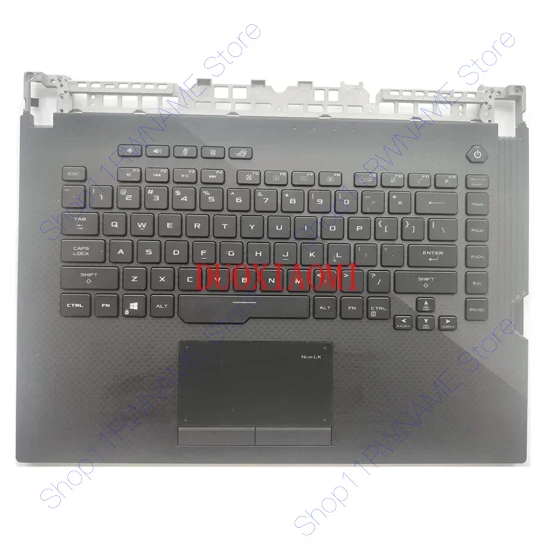 Poggiapolsi Con Tastiera Retroilluminata USA Per ASUS ROG GL752 GL752VL GL752VW – Nuovo