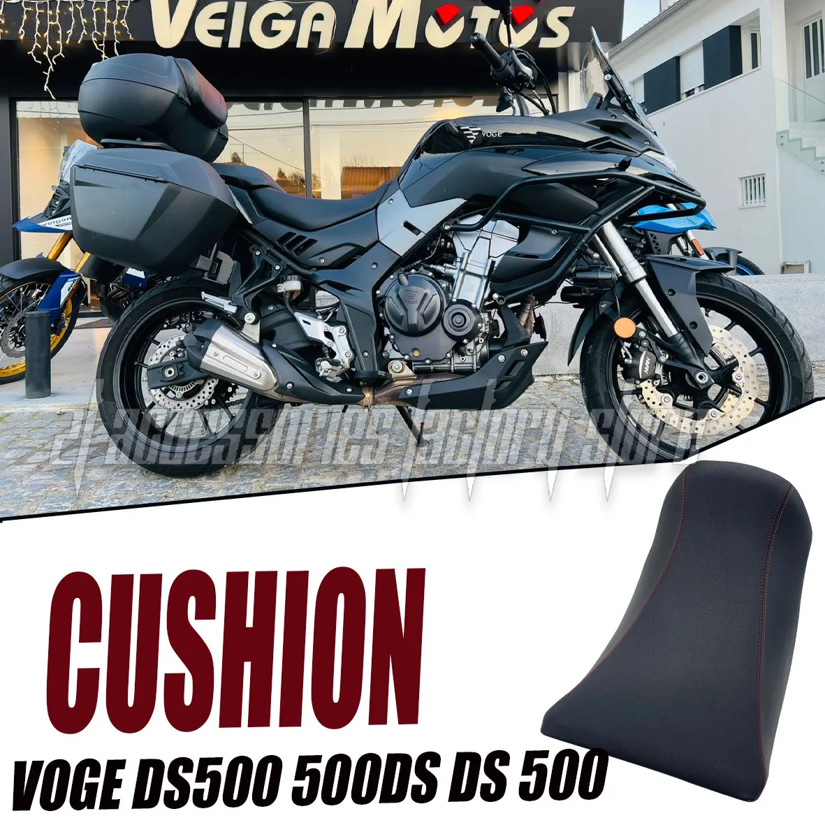 Adequado para VOGE DS500 500DS, almofadas de assento baixo modificadas originais principais e auxiliares para reduzir a posição sentada em 3cm.