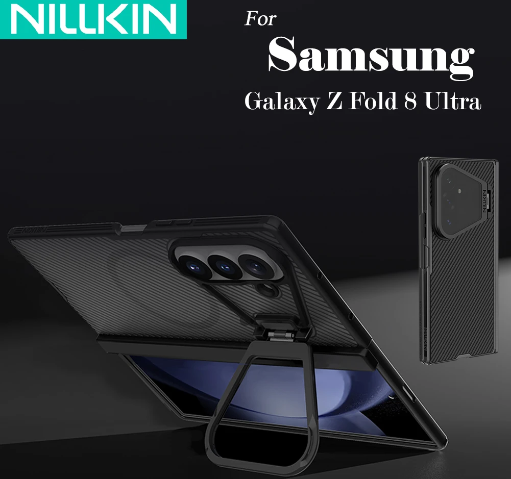 Nillkin for Samsung Galaxy Z Fold 8 Ultra Magnetic Fold Phone Case Ultra Thin Matte TPU + PC Anti Shockproof Back Cover
