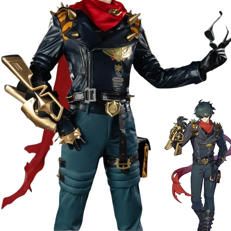 

Zenless Zone Zero Lighter Cosplay Costume Set Game Sons of Calydon Lighter Outfit Wig For Role Play Suit Adult Women Men