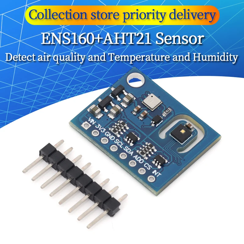 sensor-de-qualidade-do-ar-e-temperatura-e-umidade-ens160-aht21-para-dioxido-de-carbono-co2-e-tvoc-substitui-o-ccs811-para-arduino