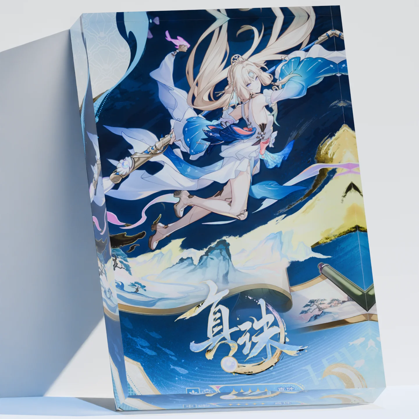Honkai Star Rail HSR Pearl Clear Acrylic Block Anime Goods Desktop Ornament Anime Desk Decor Ten Stonehearts Collection Gift