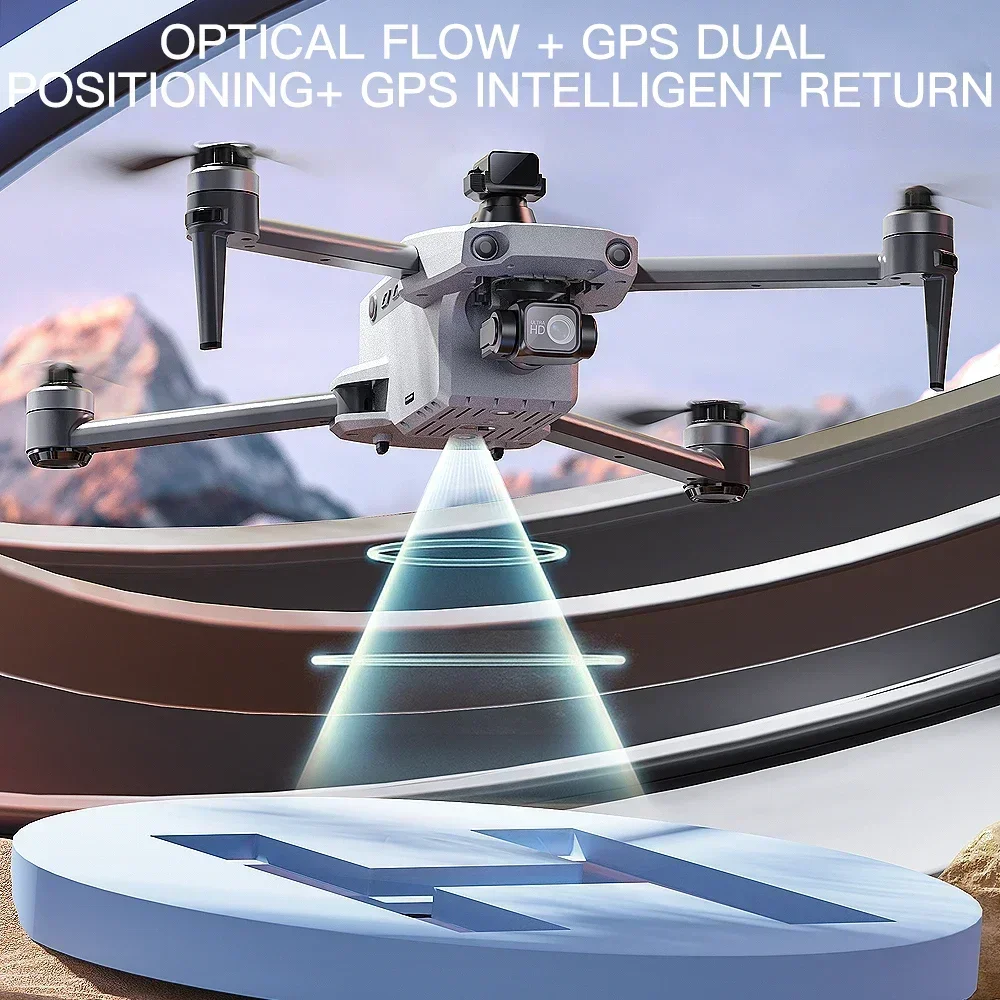 2024 K11 Tubro GPS Drone Professionnel 5G FPV Brushless Camera RC Quadcopter 360° lntelligent obstacle avoidance Children\'S Toys