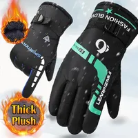 2024 New Winter Skiing Gloves Waterproof Snowboarding Touch Screen Thermal Thick Snow Gloves Men Women Snowmobile Warm Mittens