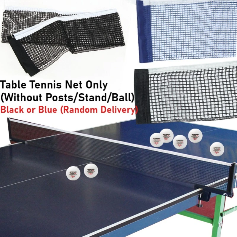 Table Tennis Net Polyester Ping Pong Net for Professional Competition Easy Installation and Durable Portable Randomly Send Color