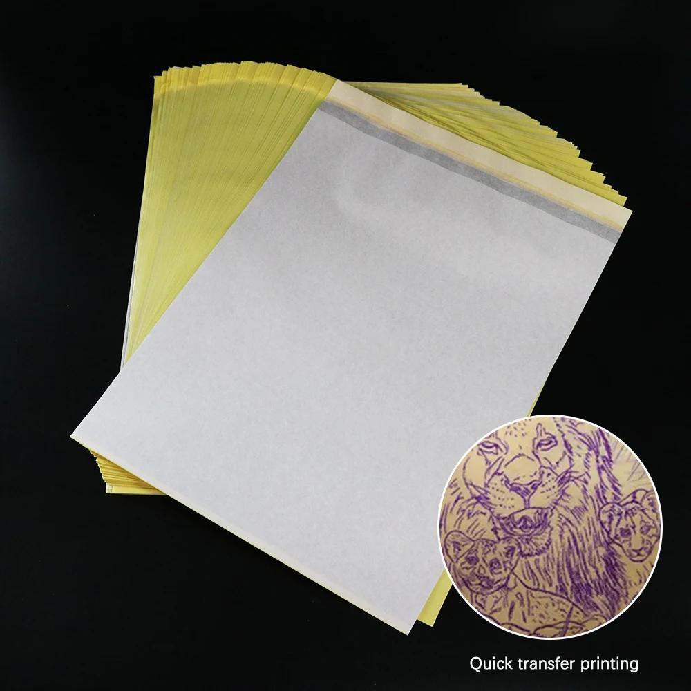 

20/25/50/100pcs Tattoo Transfer Paper A4 Size High Quality Classic 4 Layers Stencil Paper Tattoo Transfer Machine Accessories