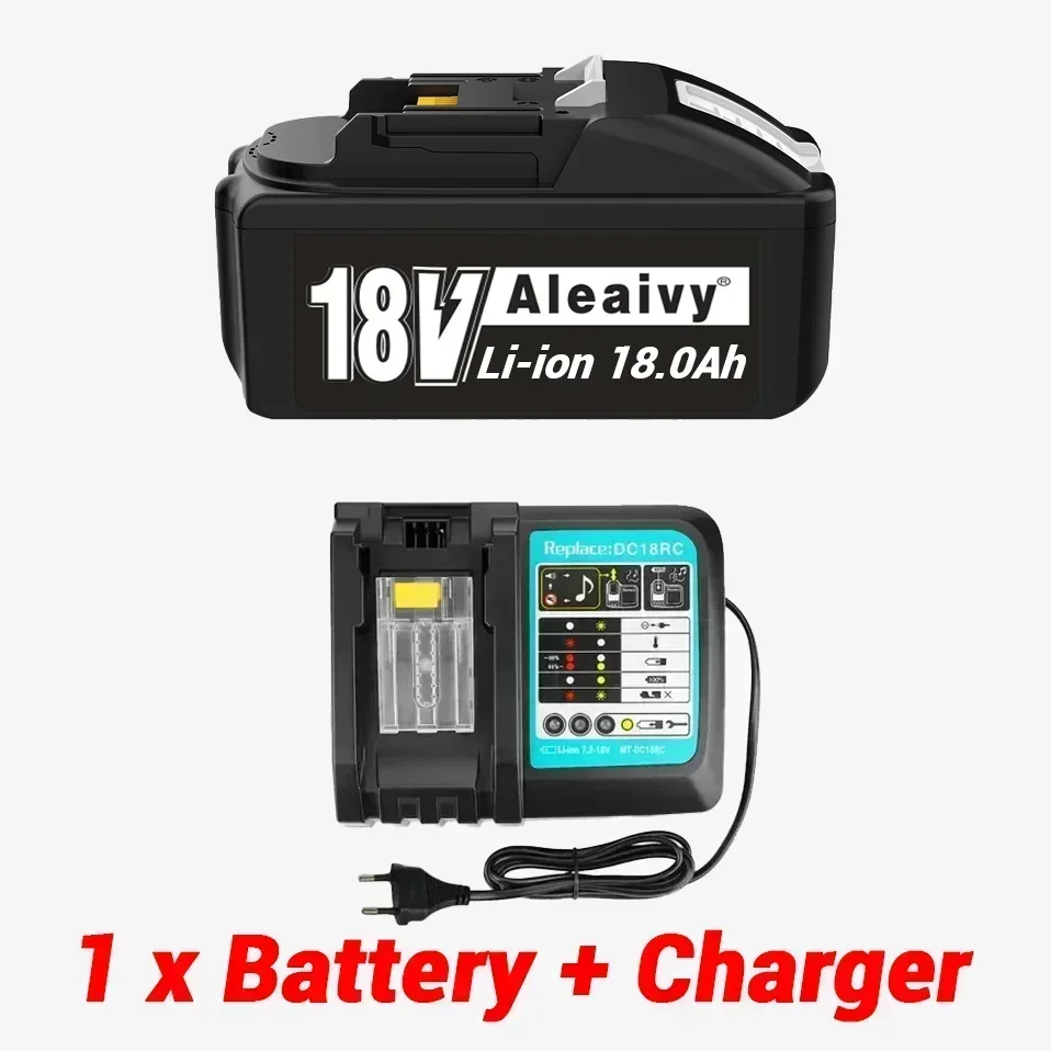 

For Makita 18V 21700 A+ Cell Battery 18Ah Rechargeable Battery Compatible BL1830 BL150B BL1860B Battery Hammer Drill Power Tools
