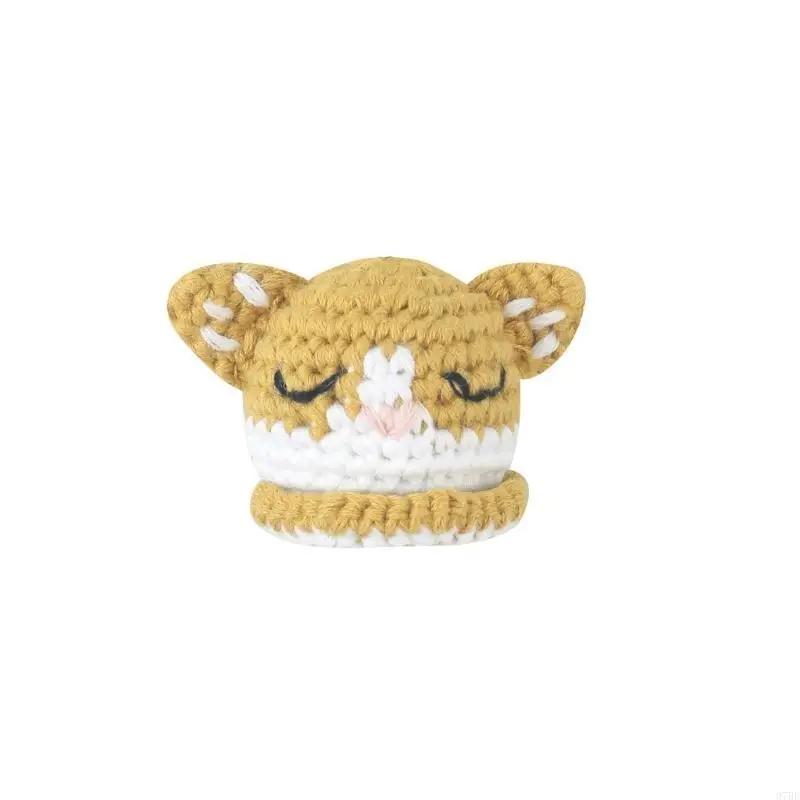 97BE Animal Crochet Beads Knitting Beads Suitable for DIY Teething & Sensory Play